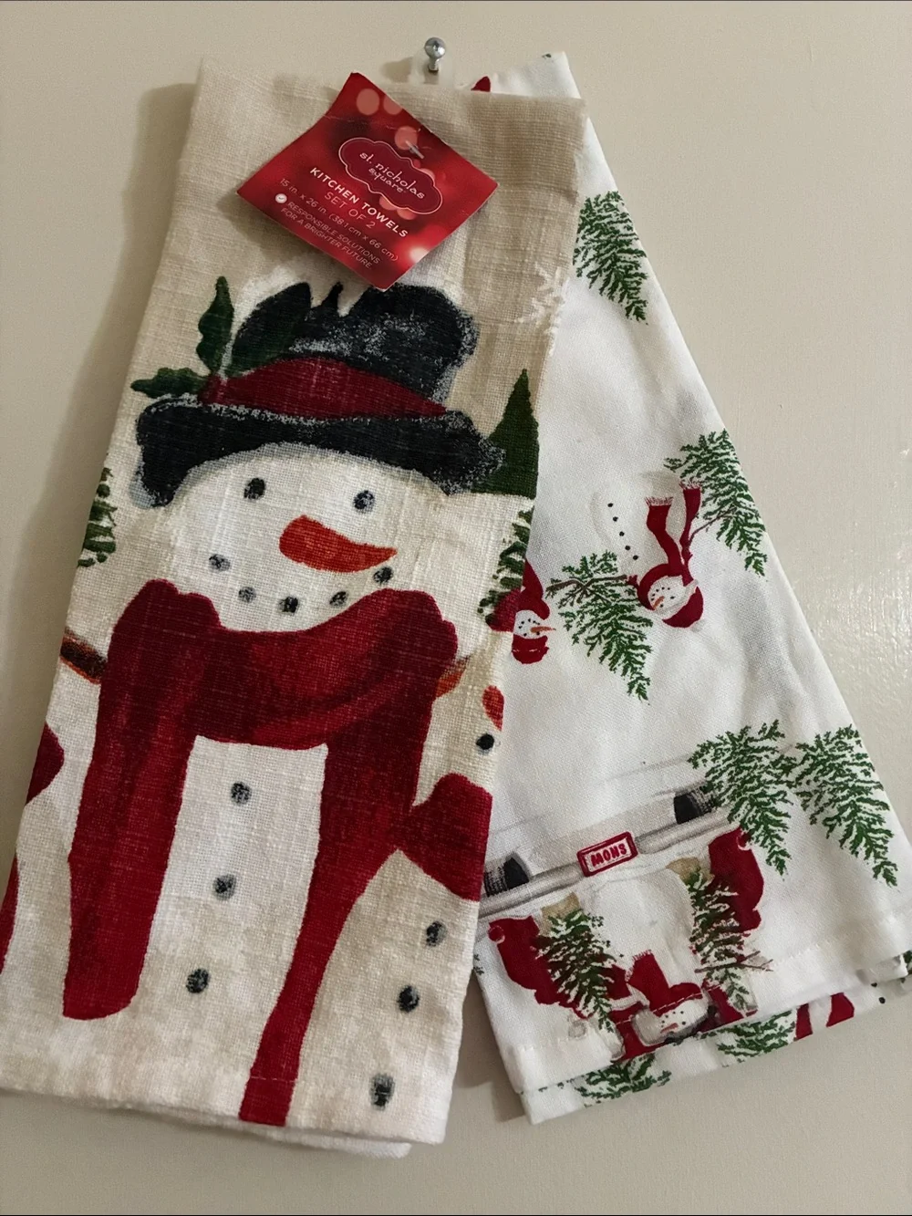 St. Nicholas Square - KITCHEN TOWELS (sets of 2) - your choice